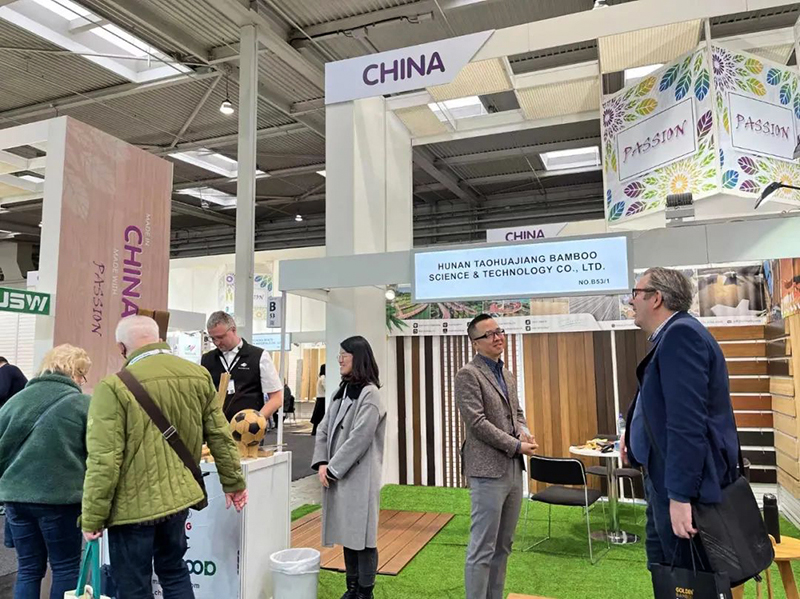 桃花江竹材再次亮相德国汉诺威DOMOTEX国际展会