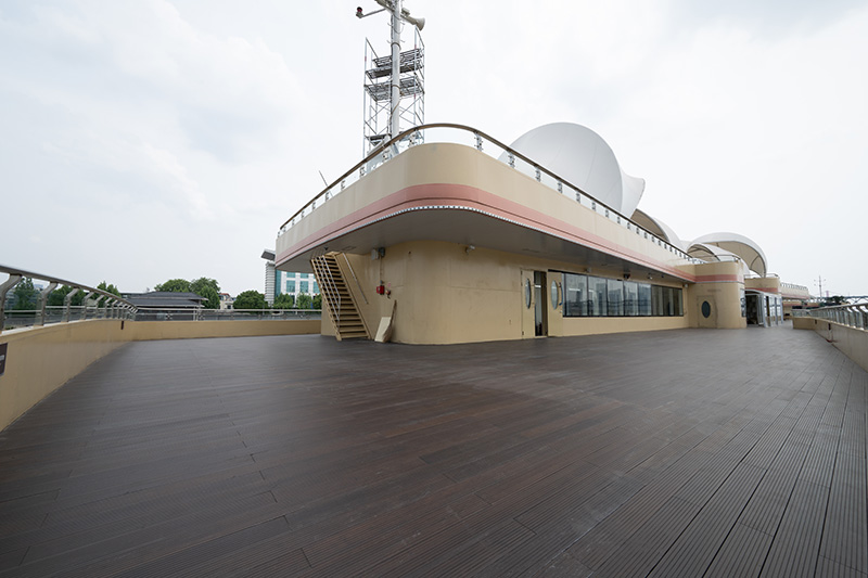 趸船平台竹木地板